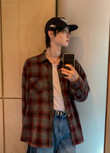 Posi Smooth Overfit Check Shirt