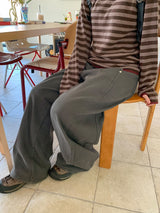 ベンベスブラッシュドコットンワイドパンツ