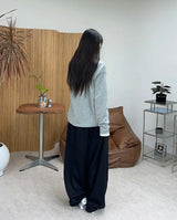 Para Soft Henley Neck Long Sleeve Tee