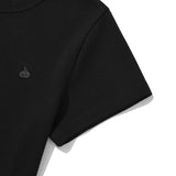 KIRSH プレーンスリムフィットTシャツ【ブラック】