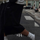 [HFORUS MADE] Armor Cut Off Bermuda Pants IN BLACK