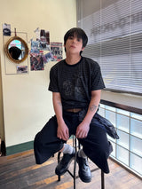 U-24 Unicorn Ringer Short Sleeve Black