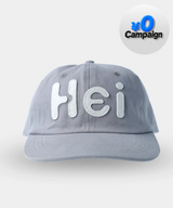 【お気に入り追加で応募】Hei Big Logo Felt Cap Light Grey