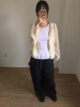 Le Frill Crewneck Sleeveless