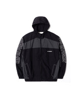 LB Retro Hooded Track Jacket (Black/Charcoal)
