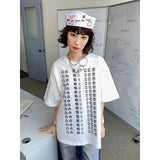 プリントフリーインディペンデントチャイニーズショートスリーブTシャツ