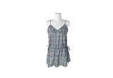 Gaps Check Bustier String Sleeveless One Piece