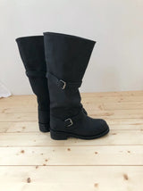 Double Belt Long Boots