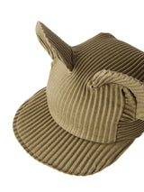 6CRAYON Army Green Pleated Flat Brim Mickey Cap