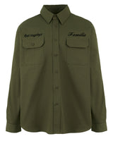 Mwoong Familia My Life Work Shirts(KHAKI)
