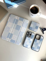 [MADE]ブルーパッチ iPad ケース