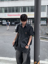 フクイダブルパッチショートスリーブシャツ