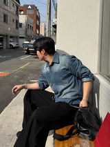 Vine two pocket denim shirt