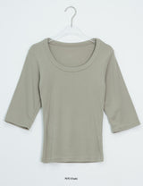 Shady Basic Round Three Quarter Tee