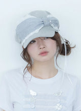 angel ribbon cap(gray)