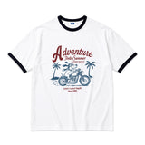 アドベンチャー イントゥ サマー オーバーフィット リンガー Tシャツ(3color)