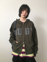 YWD DUGY HOODIE ZIP-UP