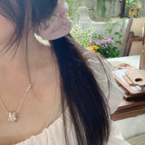 Ketty silver neckless (Cat)