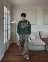 Basic Corduroy Cargo Parachute Pants
