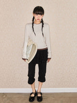 STAR LAYERED LONG SLEEVE - CREAM