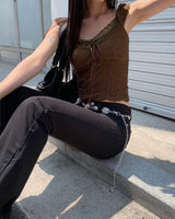 Reve low boots cut pants