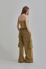 BUNDLE SLEEVELESS TOP
