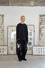 ヴィンテージ P. ダイイングカットアウトボックスTシャツ (Black)
