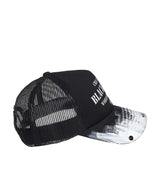 BBD Smoke Painted Workshop Trucker Mesh Cap (Black)
