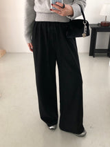 [MADE] ENTOL VELOUR WIDE PANTS