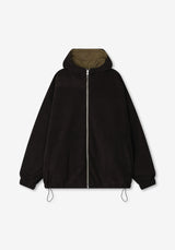 MO Reversible Fleece Hoody Jumper