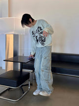 4 Take light blue denim