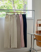 【MADE】wide linen pants