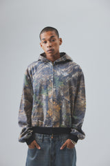 real tree camo zip-up hoodie