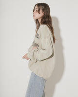 スノーレオパードプリントスウェットシャツ [normal] [BEIGE]
