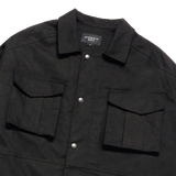 25SS OVRERSIZE FOUR POCKET WORK JACKET BLACK