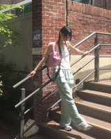 Sillo Check Tiered Layered Skirt Pants
