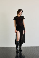 WITTY KNIT ONE-PIECE / BLACK
