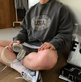 ムイドUSAシエスタピグメントオーバーフィットスウェットシャツ
