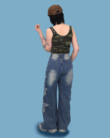 triple star denim pants
