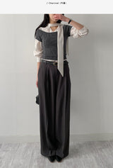 Lael Two-Tuck Wide Slacks