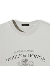 スリムレトロスクリプト半袖Tシャツ (3color) (No.963)