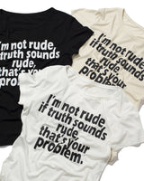 RUDE ハーフスリーブTシャツ(BLACK)