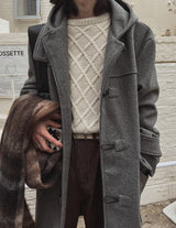Atelier Hooded Wool Duffle Coat