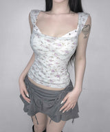 amy floral top (3colors)