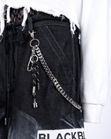 BBD Key Ring B Logo Pants Chain (Silver)