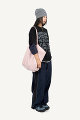 スラブカラーマッチングラグラン7分袖Tシャツ
