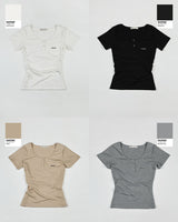 [ORIGINAL] Yupe Button Slim Short Sleeve T-Shirt