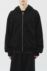 (MADE) neWave Short Zip Hoodie_Black
