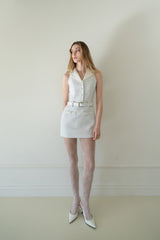 [Seow] Glow Tweed Mini Dress