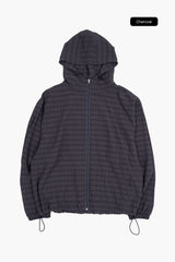 アランザメッシュフードジップアップ